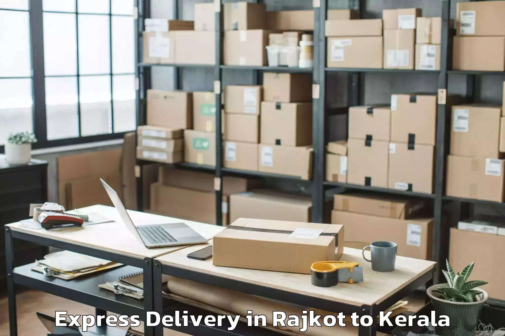 Book Rajkot to Kannur Express Delivery Online